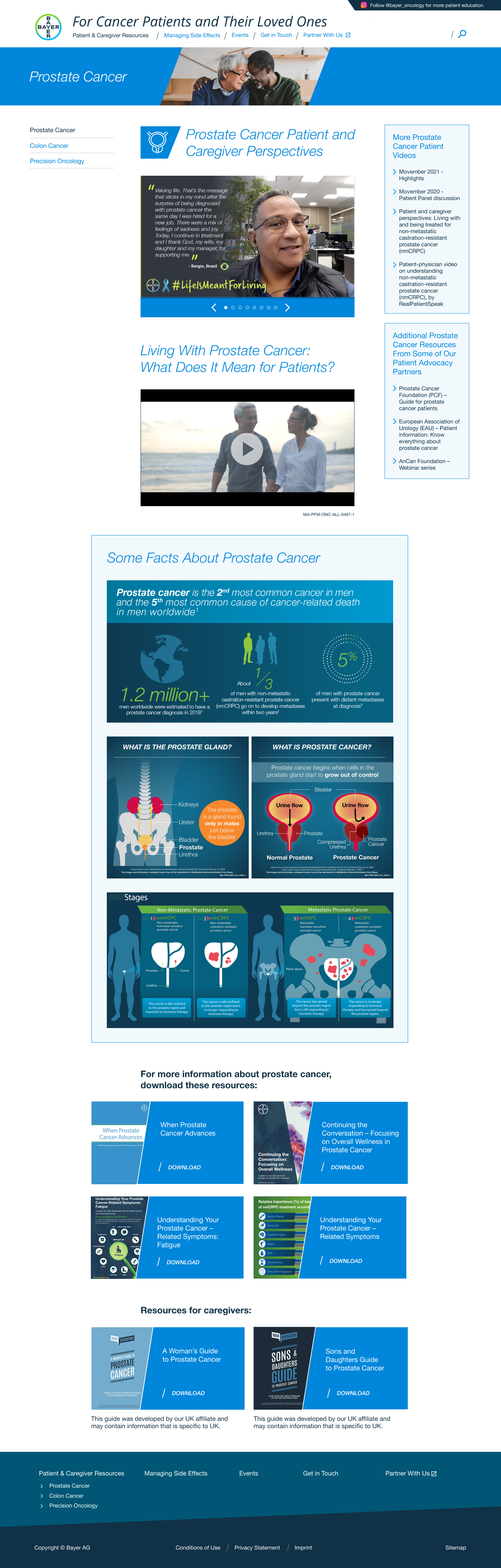 Bayer Pharmaceuticals Web Portal Desktop Design 3
